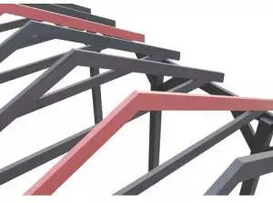 Skan Holz Schneelasterh&ouml;hung Wallgau 380x750cm 3,25kN/m&sup2; Schiefergrau (27611147-0)