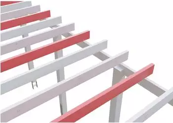 Skan Holz Schneelasterh&ouml;hung Carport-St&uuml;tzelement sk=2,50kN/m&sup2;, wei&szlig; (57194153-0)