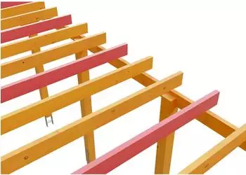 Skan Holz Schneelasterhöhung auf 2,50kN/m² für Carport, Eiche hell