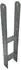 Buri H-Anker Pfostenträger feuerverzinkt 116x600mm, 4er Set