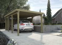 weka Einzelcarport "617 Gr.2" Massivholz 270 cm braun