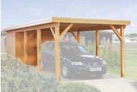Palmako Einzelcarport "Karl" Massivholz natur