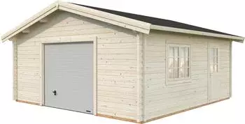 Palmako Irene 27,7 m² (540 x 540 cm) mit Sektionaltor