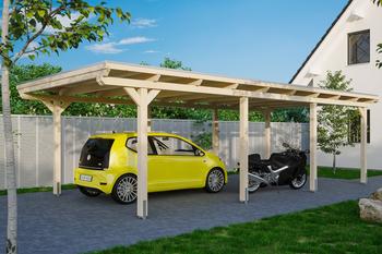 SKANHOLZ Carport Emsland 404 x 846 cm,