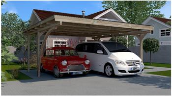 Weka Carport Optima Tamano 2 Kdi Bajo Juego Incluye H De Ancla