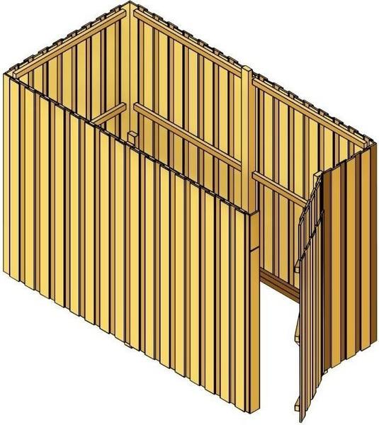 Skan Holz Abstellraum aus Deckelschalung (305070)