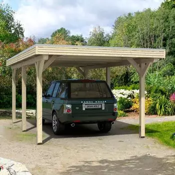 Skan Holz Flachdach-Carport Spessart (244706)