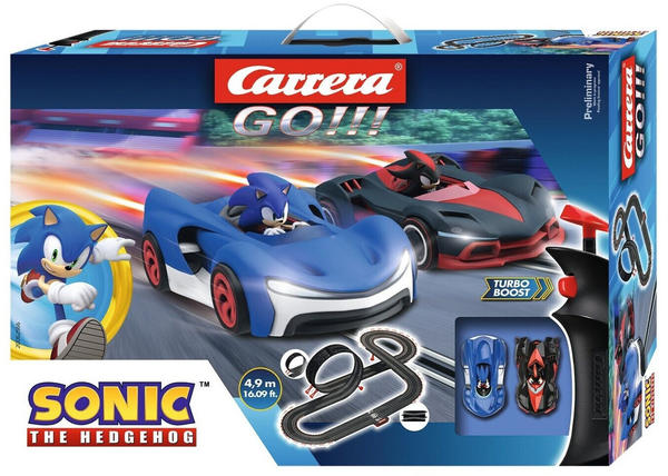 Carrera GO!!! Sonic der irre IGel Rennbahn-Set