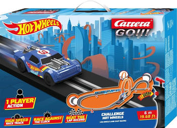 Carrera GO!!! Challenge Hot Wheels Rennbahn-Set