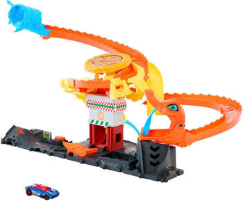 Hot Wheels City Pizza Slam Cobra Pizza (HTN81) – Hot Wheels City Pizza Slam Cobra Pizza – Rennaction im kompakten Set