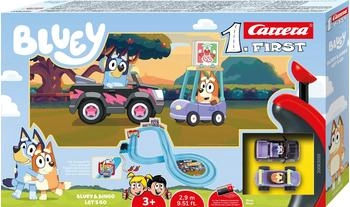 Carrera 20063055 First 1:50 Bluey & Bingo Lets Go