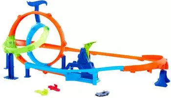 Hot Wheels JHK73 Stunt Tracks Turbo Looping Set