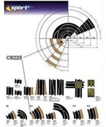 ScaleXtric Innenrandstreifen R2 45° (C8225)
