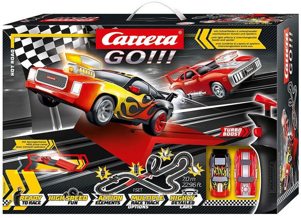 Carrera-Toys Carrera GO Autorennbahn Hot Road 20062414