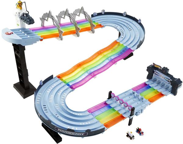 Hot Wheels Mario Kart Rainbow Road Track Set