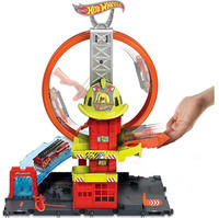 Mattel Hot Wheels City Super Feuerwache mit Looping
