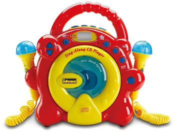 Idena Sing-A-Long CD-Player rot/gelb