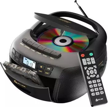 Klim CD-Player mit Kassettenspieler KLCD-3897
