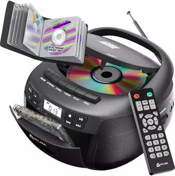 Klim CD-Player mit Kassettenspieler KLCD-0582