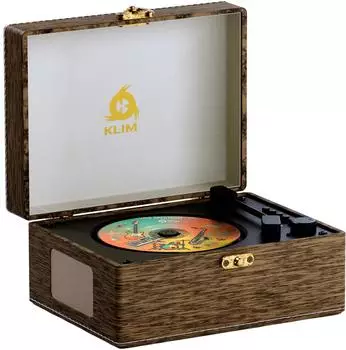 Klim Retro CD-Player holz