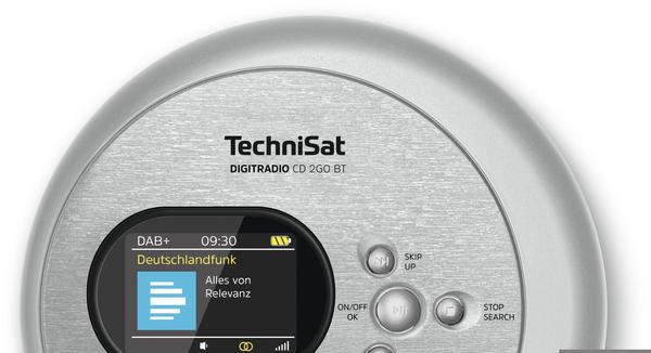 TechniSat DigitRadio CD 2GO BT silber