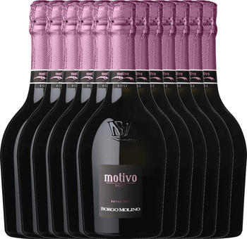 Borgo Molino Motivo Rosé extra dry Vino Spumante 12x0,75l