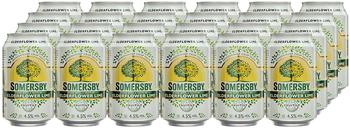 Carlsberg Somersby Elderflower & Lime Cider Dosen 24x0,33l