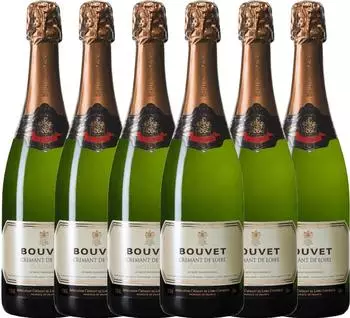 Bouvet-Ladubay 6er Vorteils-Weinpaket Crémant Brut Blanc Excellence 4,5 l