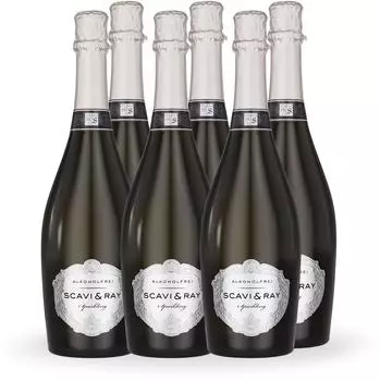 Scavi & Ray Sparkling alkoholfreier Sekt 0,0% 6x0,75l