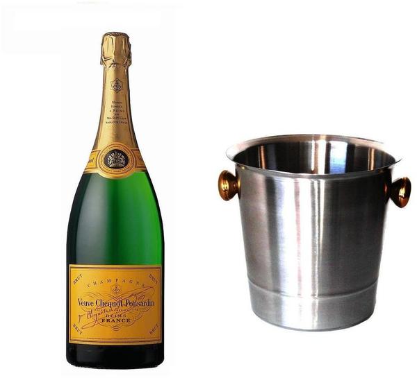 Veuve Clicquot Brut mit Champagnerkühler 0,75l