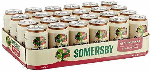 Carlsberg Somersby Red Rhubarb Cider Dosen 24x0,33l