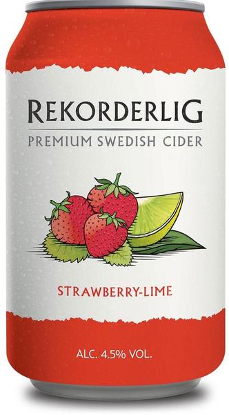 Rekorderlig Swedish Cider Erdbeere-Limette Dose 0,33l