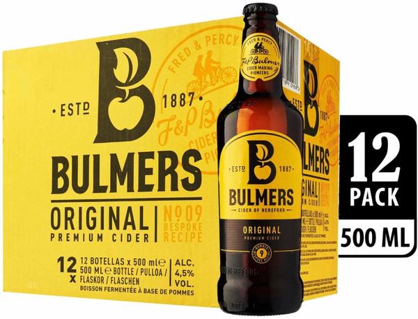 Bulmers Original Apple Cider Flasche 12x0,5l
