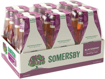 Carlsberg Somersby Cider Blackberry Flaschen 24x0,33l