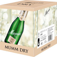 Mumm & Co Sekt trocken 0,2l, Grundpreis: &euro; 11,45 / l