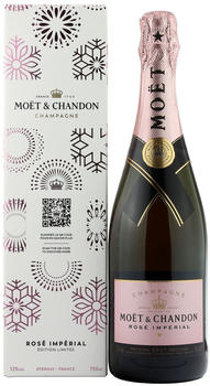 Moët & Chandon Rosé Impérial Weihnachtsgeschenkbox 2022 0,75l