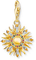THOMAS SABO Charm-Einh&auml;nger "Sonne" mit Glas-Keramik Stein