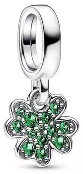 Pandora Vierbl&auml;ttriges Kleeblatt Charm-Anh&auml;nger (792751C01)