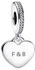 Pandora Gravierbares Herz Charm-Anhänger (798761C01)