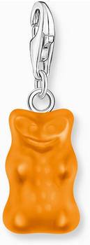 Thomas Sabo Charm-Goldb&auml;ren-Anh&auml;nger in Orange Silber (2185-017-8)