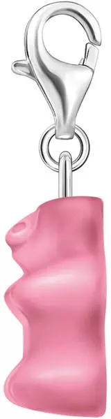 Thomas Sabo Charm-Goldbären-Anhänger in Pink Silber (2193-017-9)