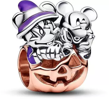 Pandora Disney Micky Maus & Minnie Maus Halloween K&uuml;rbis (782816C01)