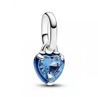 Pandora 793042C02 Anh&auml;nger Silber Blaues Chakra Herz