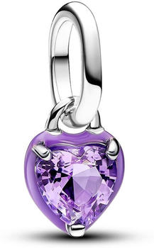 Pandora Chakra-Herz Mini-Charm-Anh&auml;nger lila (793042C04)