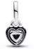 Pandora Chakra-Herz Mini-Charm-Anhänger schwarz (793042C01)