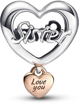 Pandora Love You Sister Herz (782244C00)