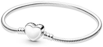 Pandora Moments Herz-Verschluss-Schlangen-Gliederarmband (599206C00) Pandora Moments Herz-Verschluss-Schlangen-Gliederarmband (599206C00)