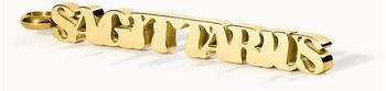 PURELEI Sagittarius Letter Charm gold