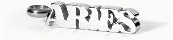 PURELEI Aries Letter Charm silber