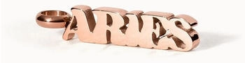 PURELEI Aries Letter Charm roségold